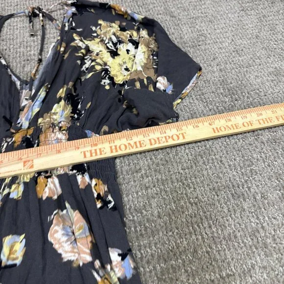 Love Stitch Dress Multicolored Floral Short Sleeve Women’s Size Medium/Large - Picture 7 of 11